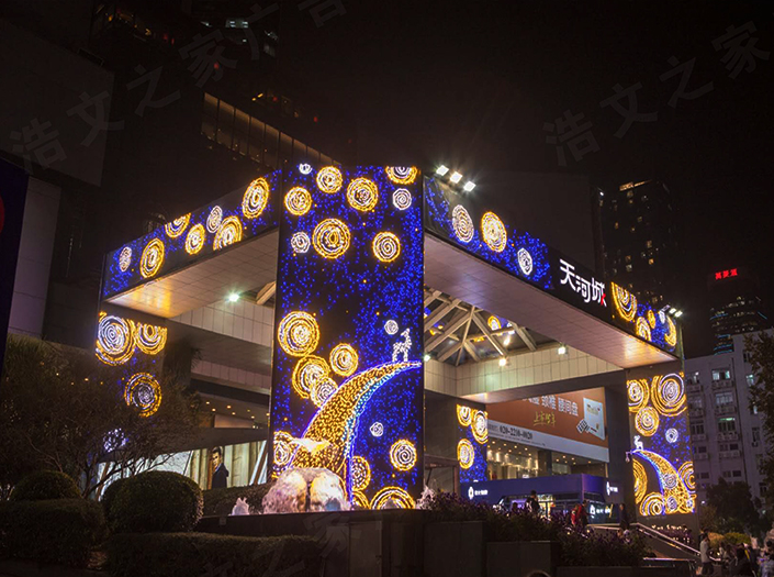 出口 创意灯光设计