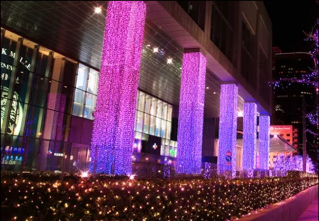 出口 创意灯光设计