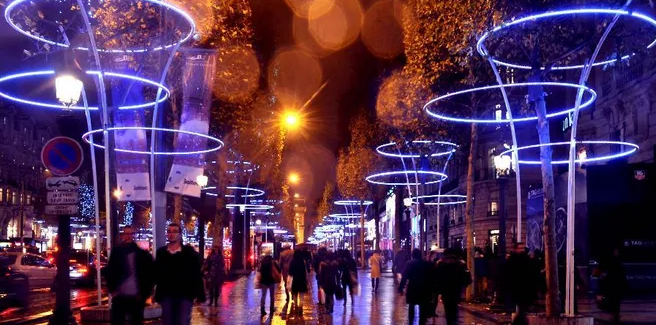 出口 创意灯光设计