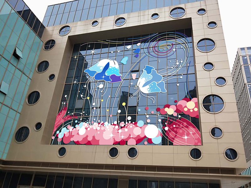 主题灯画：商业A西南角